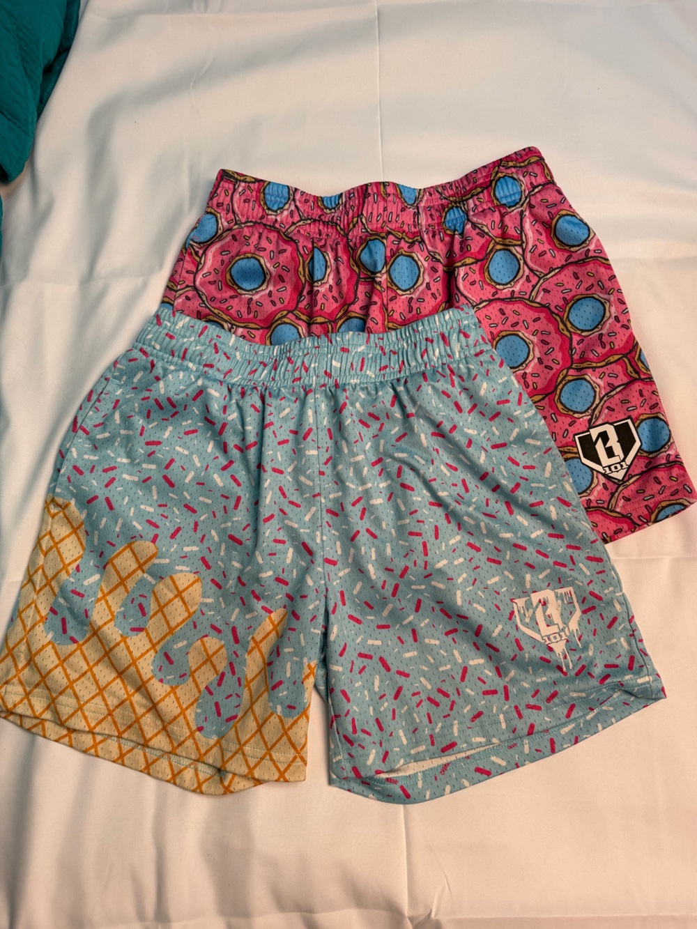Baseball Lifestyle 101 Donut & Ice Cream Print Shorts - Bundle